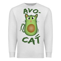 Oatmeal Heather avocat Premium Sweatshirt - artisFamous