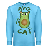 Ocean Blue avocat Premium Sweatshirt - artisFamous