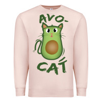 Pale Pink avocat Premium Sweatshirt - artisFamous