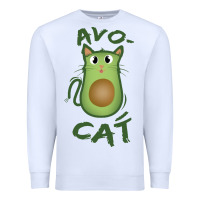White avocat Premium Sweatshirt - artisFamous