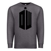 Charcoal Heather dr who tshirt Premium Sweatshirt - artisFamous
