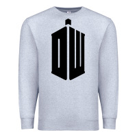 Heather Grey dr who tshirt Premium Sweatshirt - artisFamous