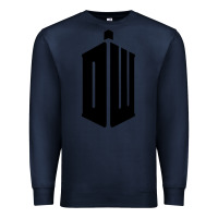 Navy dr who tshirt Premium Sweatshirt - artisFamous