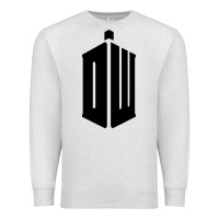 Oatmeal Heather dr who tshirt Premium Sweatshirt - artisFamous