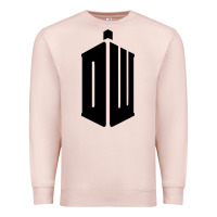 Pale Pink dr who tshirt Premium Sweatshirt - artisFamous