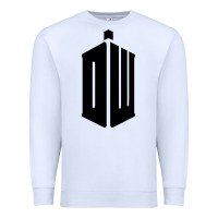 White dr who tshirt Premium Sweatshirt - artisFamous