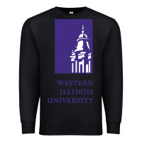 Black Western Illinois College Premium Sweatshirt - artisFamous