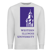 Dove Grey Western Illinois College Premium Sweatshirt - artisFamous