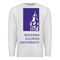Oatmeal Heather Western Illinois College Premium Sweatshirt - artisFamous