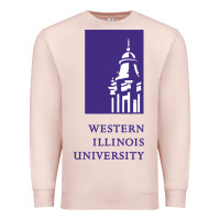 Pale Pink Western Illinois College Premium Sweatshirt - artisFamous