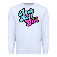 Rock N Roll Girl Premium Sweatshirt | Teevron