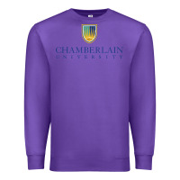 Purple Chamberlain College Nursing Premium Sweatshirt - artisFamous