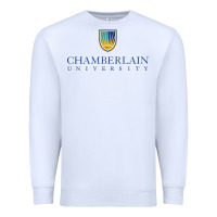 White Chamberlain College Nursing Premium Sweatshirt - artisFamous