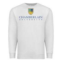 Oatmeal Heather Chamberlain College Nursing Premium Sweatshirt - artisFamous