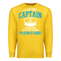 Lemon captain funny boating sailing Premium Sweatshirt - artisFamous