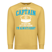 Antique Gold captain funny boating sailing Premium Sweatshirt - artisFamous
