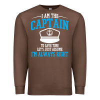 Chestnut captain funny boating sailing Premium Sweatshirt - artisFamous
