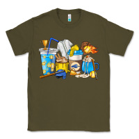 Army Green Softball coffee cups Classic Tee - HowdyJamesFarm