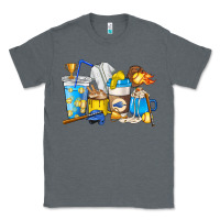 Charcoal Heather Softball coffee cups Classic Tee - HowdyJamesFarm