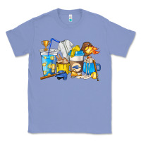 Colony Blue Softball coffee cups Classic Tee - HowdyJamesFarm