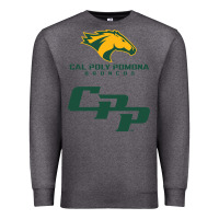 Charcoal Heather cal pol pomona Premium Sweatshirt - artisFamous
