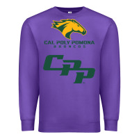 Purple cal pol pomona Premium Sweatshirt - artisFamous