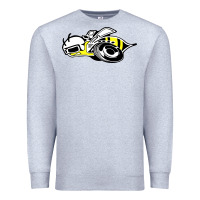 Heather Grey super bee Premium Sweatshirt - artisFamous