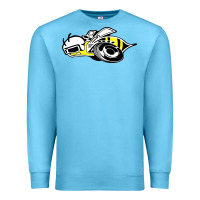 Ocean Blue super bee Premium Sweatshirt - artisFamous