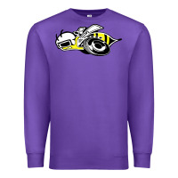 Purple super bee Premium Sweatshirt - artisFamous