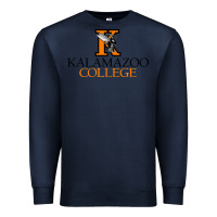 Navy Kalamazoo College Premium Sweatshirt - artisFamous
