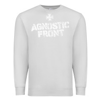 Dove Grey agnostic font Premium Sweatshirt - artisFamous