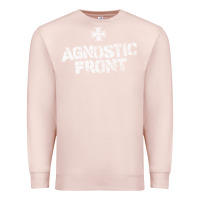 Pale Pink agnostic font Premium Sweatshirt - artisFamous