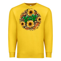 Lemon leopard cactus sunflower Premium Sweatshirt - JahusDesignShop