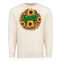 Sandshell leopard cactus sunflower Premium Sweatshirt - JahusDesignShop