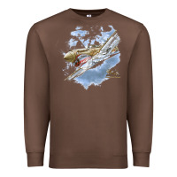 Chestnut flying tigers Premium Sweatshirt - artisFamous