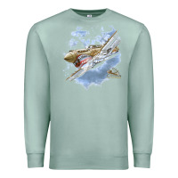 Seafoam flying tigers Premium Sweatshirt - artisFamous