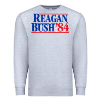 Heather Grey reagan president Premium Sweatshirt - artisFamous