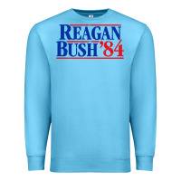 Ocean Blue reagan president Premium Sweatshirt - artisFamous
