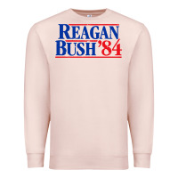 Pale Pink reagan president Premium Sweatshirt - artisFamous