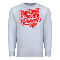 Heather Grey employee of the month runner up Premium Sweatshirt - artisFamous