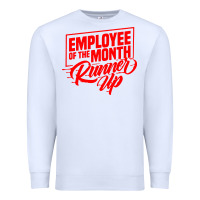 White employee of the month runner up Premium Sweatshirt - artisFamous