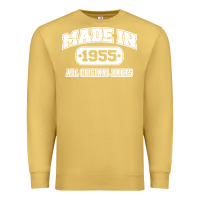 Antique Gold made in 1955 funny vintage Premium Sweatshirt - artisFamous