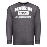 Charcoal Heather made in 1955 funny vintage Premium Sweatshirt - artisFamous