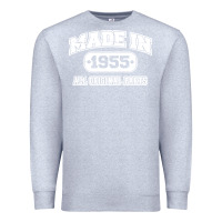 Heather Grey made in 1955 funny vintage Premium Sweatshirt - artisFamous