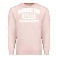 Pale Pink made in 1955 funny vintage Premium Sweatshirt - artisFamous