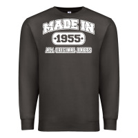 Smoke made in 1955 funny vintage Premium Sweatshirt - artisFamous