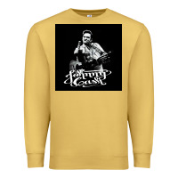 Antique Gold Johnny Cash Music Premium Sweatshirt - artisFamous