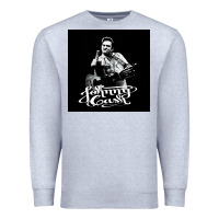 Heather Grey Johnny Cash Music Premium Sweatshirt - artisFamous