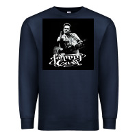Navy Johnny Cash Music Premium Sweatshirt - artisFamous