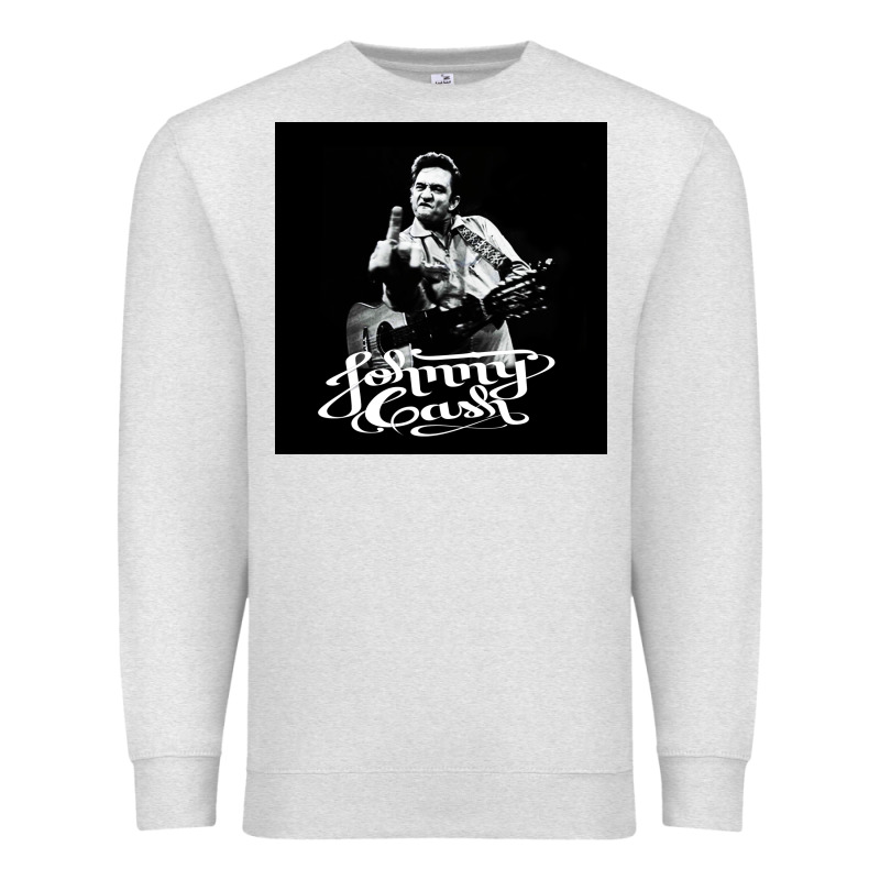 Johnny Cash Music Premium Sweatshirt by artisFamous | Teevron